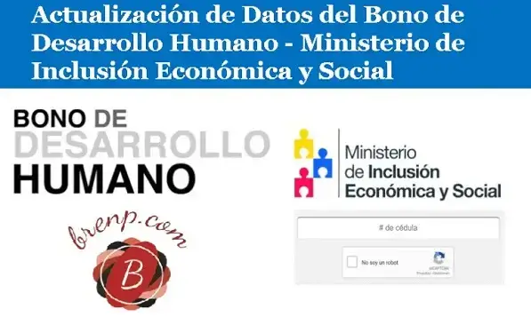 actualizacion datos bono desarrollo humano