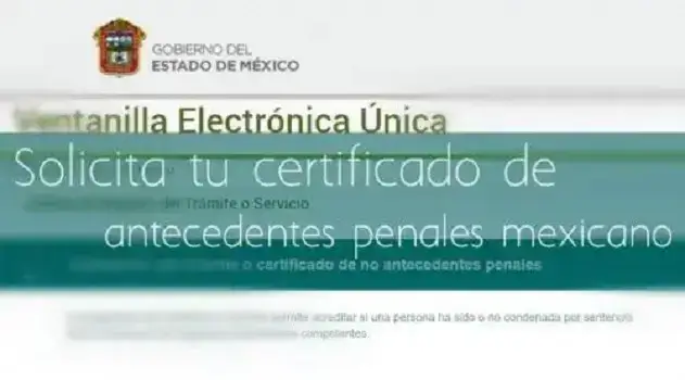 certificado antecedentes penales mexico