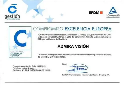 Cómo obtener el Certificado EFQM