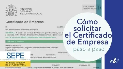 Solicitar el Certificado de Empresa por internet