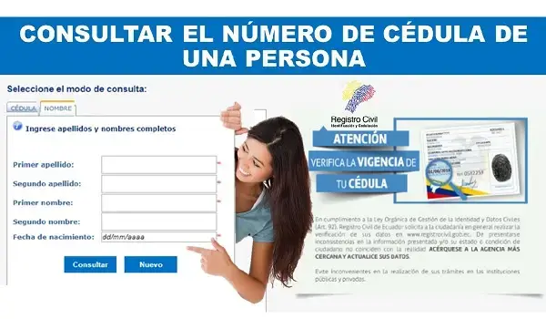 consultar número de cédula
