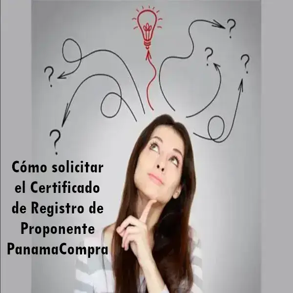 Certificado de Registro de Proponente PanamaCompra