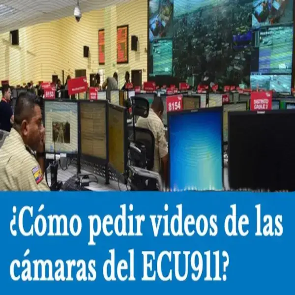 ¿Cómo pedir los videos de las cámaras del ECU911?