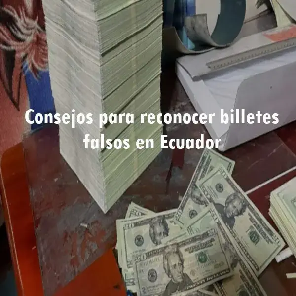 Consejos para reconocer billetes falsos en Ecuador