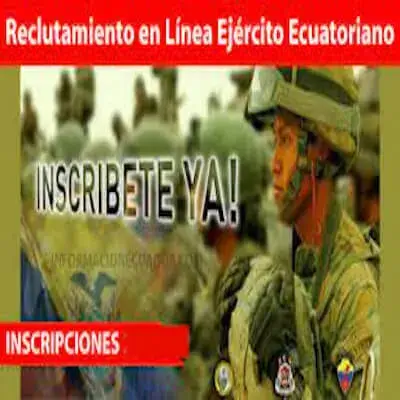 Ejército Ecuatoriano Reclutamiento