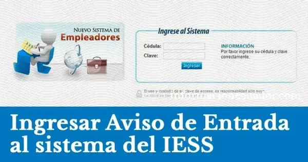 Ingresar aviso de entrada al IESS empleador