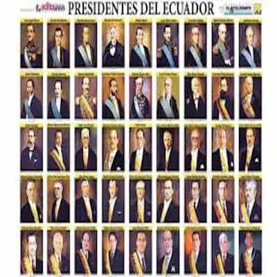 listado presidentes republica ecuador actualizado