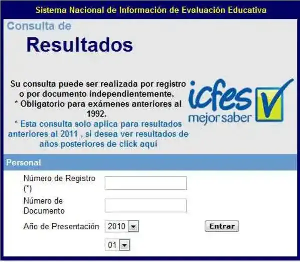 saber número registro icfes