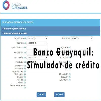 simulador credito banco guayaquil