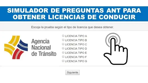 simulador preguntas ant licencia