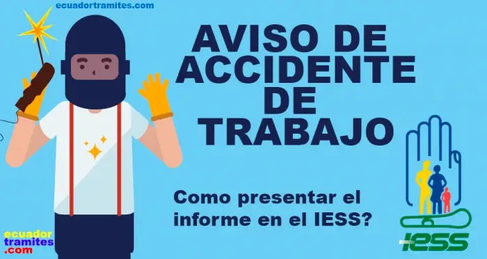 Cómo hacer un aviso de accidente de trabajo IESS