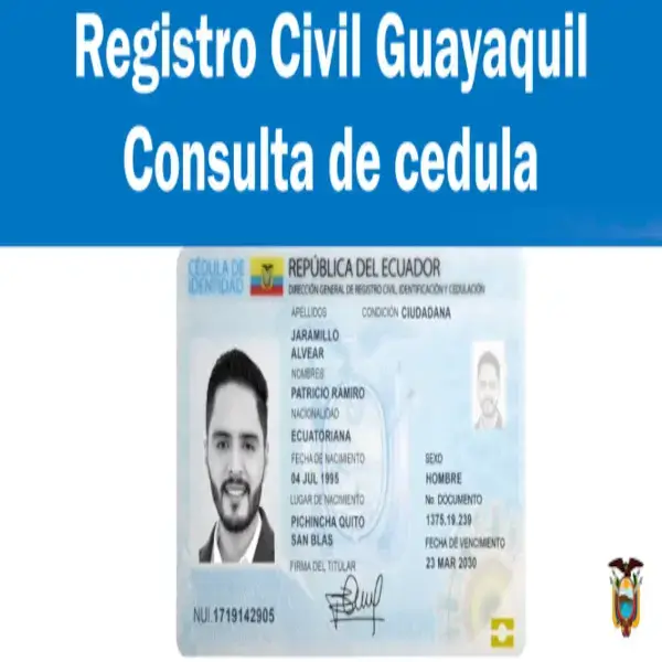 Consulta de cédula básica Registro Civil Guayaquil