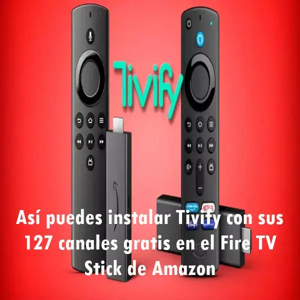 Instalar Tivify con canales gratis en el Fire TV Stick Amazon