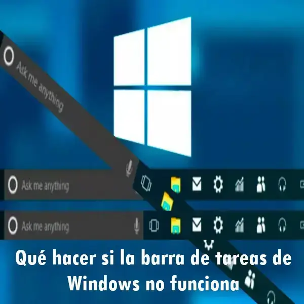 Qué hacer si la barra de tareas de Windows no funciona