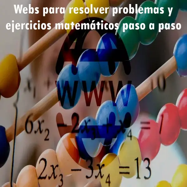 Webs para resolver problemas y ejercicios matemáticos