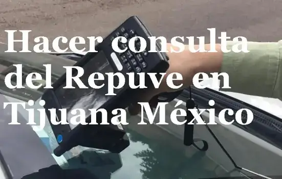 consulta repuve tijuana mexico