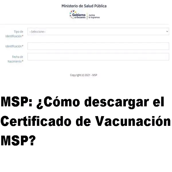 descargar certificado vacunación msp
