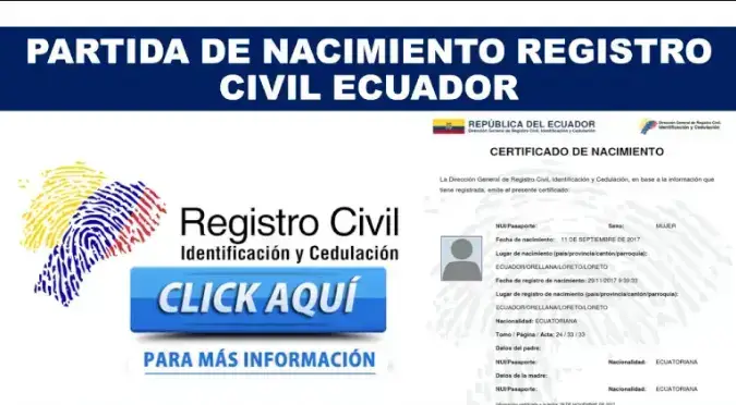 partida nacimiento registro civil
