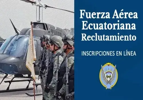 reclutamiento fuerzas aérea ecuatoriana