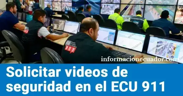 Solicitar videos del ECU 911