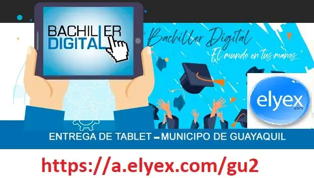 Bachiller Digital Entrega de Tablet Municipio de Guayaquil