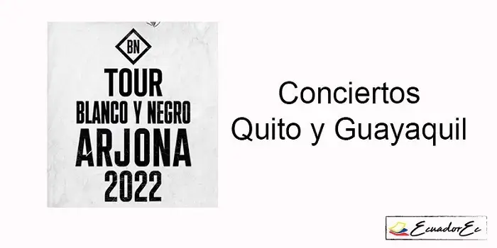 Conciertos Ricardo Arjona en Quito y Guayaquil