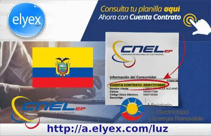 Consultar planilla de luz Ecuador CNEL EP