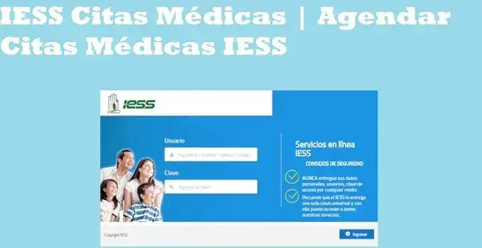 IESS citas médicas: agendar y consultar por internet
