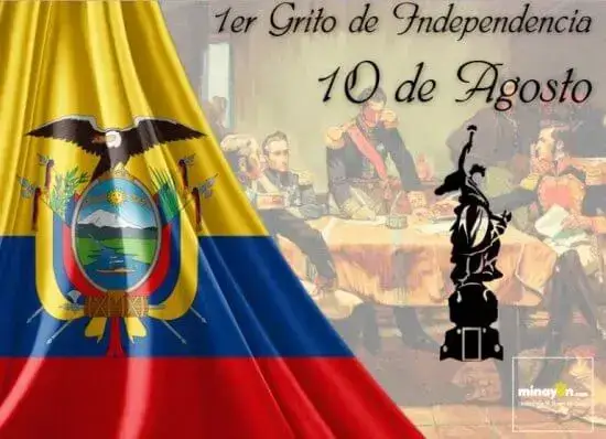 17 Imágenes del 10 de Agosto de 1809 Primer Grito de Independencia (para Colorear)