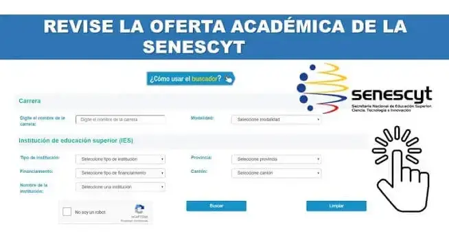 Oferta Académica Senescyt admision.senescyt.gob.ec Postulaciones Universidades Ecuador Segundo Semestre