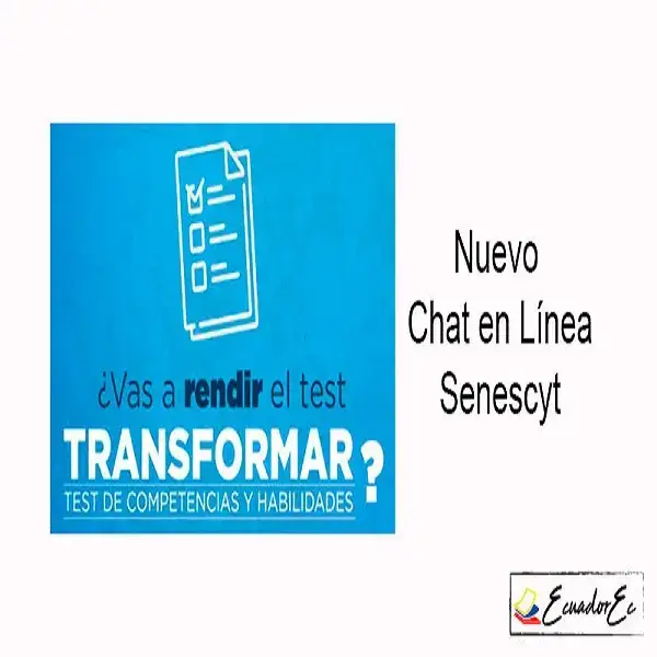 Servicios Senescyt – Chat en Línea