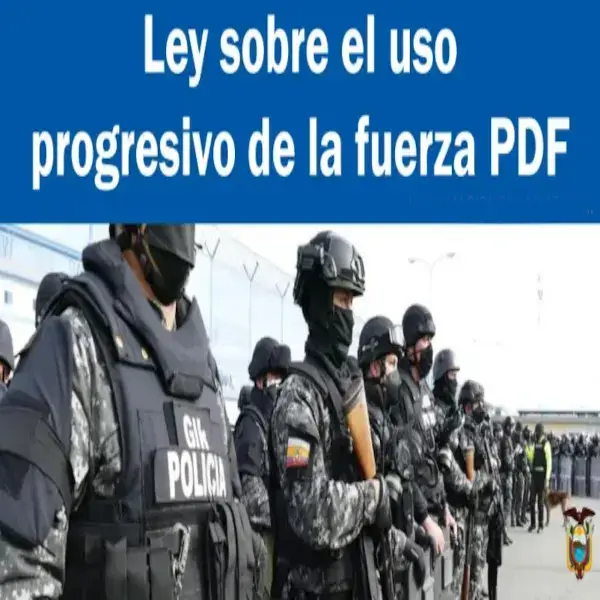 Ley de uso progresivo de la fuerza Ecuador