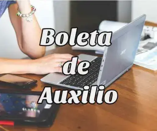 BOLETA DE AUXILIO