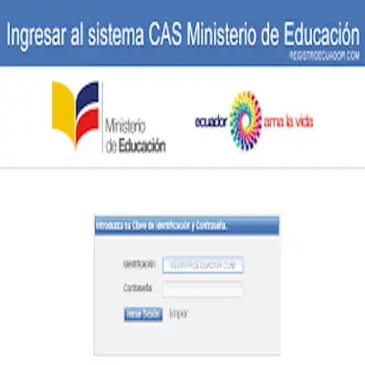 Ingresar al Sistema del Ministerio de Educación – CAS