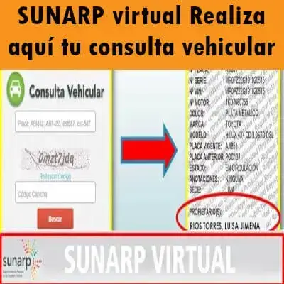 SUNARP virtual Realiza aquí tu consulta vehicular