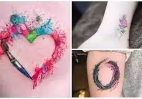 ¿Cómo se hacen los tatuajes de acuarela?
