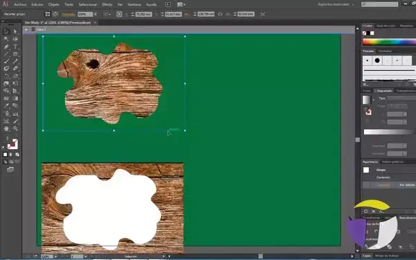 ¿Cómo cortar una imagen en círculo en Adobe Illustrator