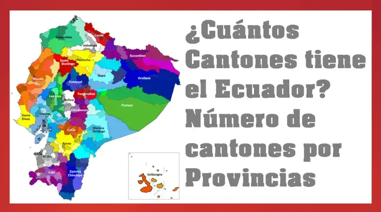 ¿Cuántos Cantones tiene el Ecuador?