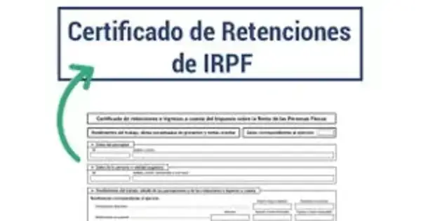 Certificado de Retenciones de IRPF