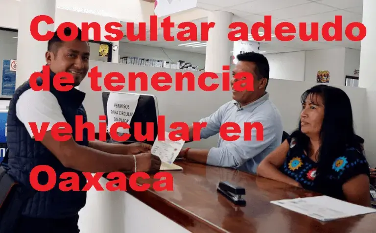 Consultar adeudo de tenencia vehicular en Oaxaca