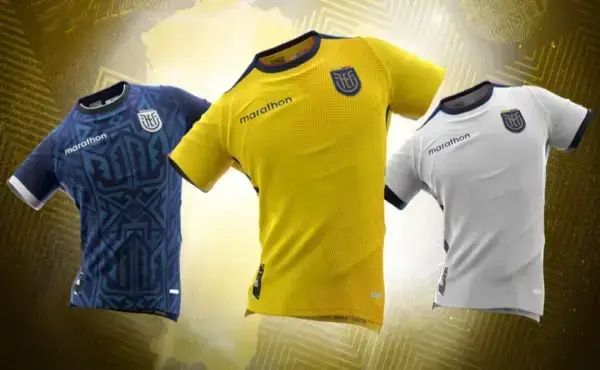 Camisetas que vestirá Ecuador en el Mundial de Catar