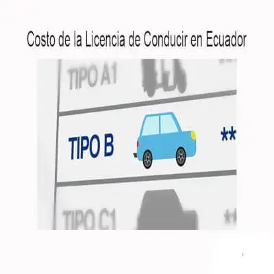 Valor de la Licencia de Conducir en Ecuador