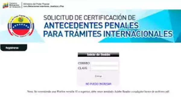 Obtener el certificado de antecedentes penales Venezuela