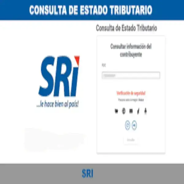SRI Consulta el estado tributario