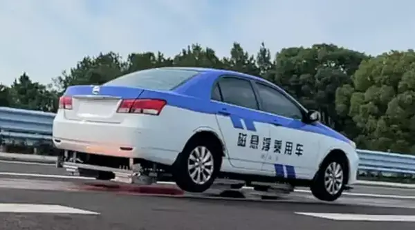 Ya se desarrolla en China la levitación magnética de autos