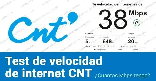 ¿Cómo medir la velocidad del Internet CNT?