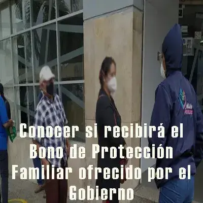Conocer si recibirá el Bono de Protección Familiar