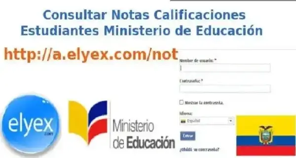 Consulta Calificaciones Ministerio Educación Ecuador