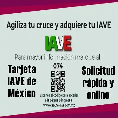 Tarjeta IAVE de México: Solicitud rápida y online