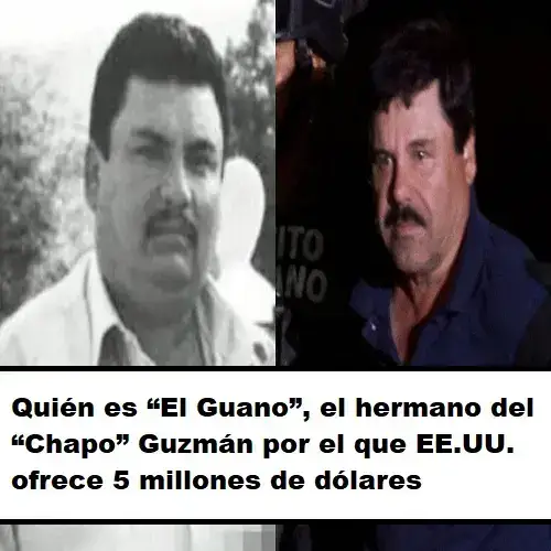 Quién es “El Guano”, el hermano del “Chapo” Guzmán por el que EE.UU. ofrece 5 millones de dólares